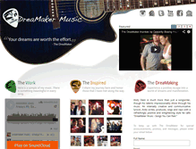 Tablet Screenshot of dreamakermusic.com